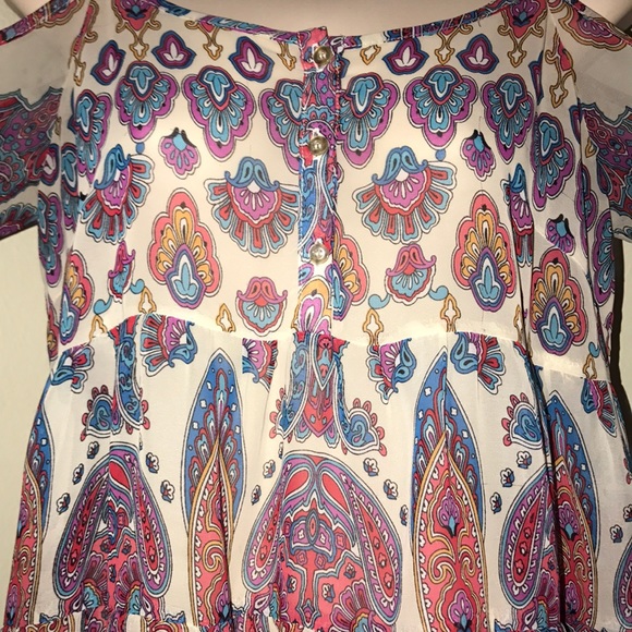 NWOT Moon collection paisley boho blouse - Picture 7 of 8